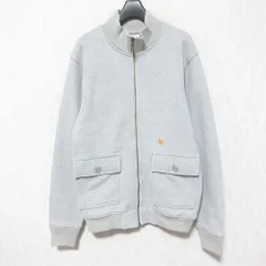 良品 HG HYSTERIC GLAMOUR ヒステリックグラマー 裏起毛 スウェット ジップアップ ジャケット ブルゾン サイズS グレー メンズ 古着 中古 USEDのサムネイル