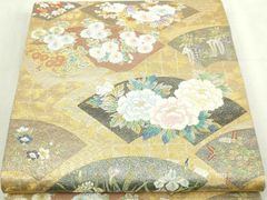 平和屋着物＃羽織 地紋起こし 草花文 正絹 逸品 未使用 CABF9020in