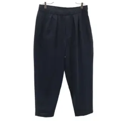 BEAMS ビームス テーパードパンツ S ネイビー 薄手 メンズ 古着のサムネイル