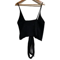 美品 24AW Plage プラージュ イタリア糸 カシュクール ジレ ベスト 24080922507030 サイズF ブラック レディース 古着 中古 USEDのサムネイル