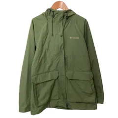 美品 Columbia コロンビア ナイロン マウンテンパーカー ジャケット サイズL カーキ レディース 古着 中古 USEDのサムネイル