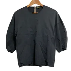 美品 Drawer ドゥロワー インサイドアウト カットソー 6512-299-0127 サイズ2 ネイビー レディース 古着 中古 USEDのサムネイル
