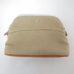 新品同様 HERMES エルメス ボリードポーチ ミニミニ トープ ベージュ メンズ レディース 古着 中古 USEDのサムネイル