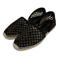 未使用 JIMMY CHOO ジミーチュウ DREYA エスパドリーユ サンダル シューズ 34 サイズ21.5cm程度 ブラック レディース 古着 中古 USEDのサムネイル