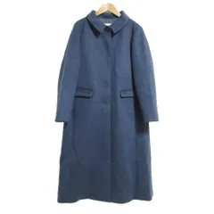 美品 IENA イエナ ビーバートラペーズコート 38サイズ ネイビー レディース 古着 中古 USEDのサムネイル