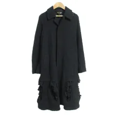 良品 COMME des GARCONS コムデギャルソン フワラー ロングコート GP-C005 AD2015 サイズXS ブラック レディース 古着 中古 USEDのサムネイル