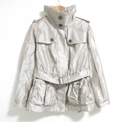 美品 BURBERRY LONDON バーバリーロンドン ドローコード ジャケット 44サイズ ベージュ レディース 古着 中古 USEDのサムネイル