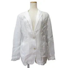 美品 24SS Whim Gazetteウィムガゼット リネンシャツ ジャケット 36 ホワイト レディース 古着 中古 USEDのサムネイル
