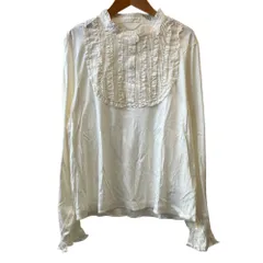 美品 PINK HOUSE ピンクハウス  ローンヨーク使いハイネックカットソー A2143UP0424 サイズ4 ホワイト レディース 古着 中古 USEDのサムネイル