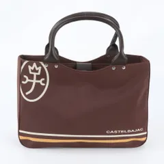 美品 カステルバジャック レザー トート バッグ 肩掛け ショルダー ハンド ブラウン 茶色 レディース RRE EK32-4【中古】のサムネイル