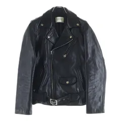 beautiful people (ビューティフルピープル) Leather Riders Jacket シープレザー ダブルベルテッドライダースジャケット ブラック 1816402811のサムネイル