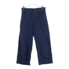 JIL SANDER (ジルサンダー) センタープレス ストレート スラックスパンツ JSPQ301005 WQ251500 ネイビーのサムネイル