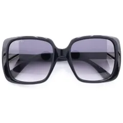GUCCI (グッチ) GG0632S スクエアフレーム GGロゴテンプル カラーレンズ サングラス メガネ ブラックのサムネイル