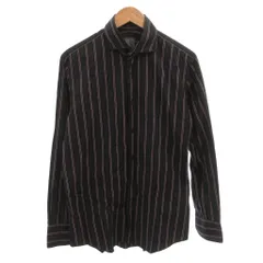 シーケーカルバンクライン ck Calvin Klein ワイシャツ ドレス 長袖 ストライプ XL ピンク ブラック /FFのサムネイル