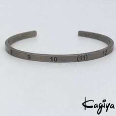 Maison Margiela】Numericカフブレスレット シルバー - メルカリ