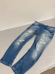 送料無料★ZARA MAN ザラマン★ダメージデニムパンツ　ジーパン　ジーンズ★メンズ　EUR42 USA32 MEX32 #80724sanのサムネイル