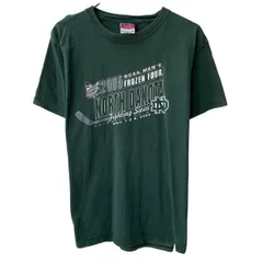 メキシコ製 Champion 半袖 プリントTシャツ M グリーン チャンピオン プルオーバー ビックプリント コットン100 カットソー 夏物 a807-6475のサムネイル