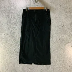 OPAQUE.CLIP オペークドットクリップ オーガニックコットン混 ベイカー スカート ブラック 40/Lサイズ □〇のサムネイル