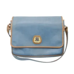 LANCEL ランセル ショルダーバッグ レザー フラップ メッセンジャー肩掛け ブルー メンズ 【中古】のサムネイル