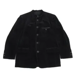 イッセイミヤケ メンISSEY MIYAKE MEN コットンコーデュロイマオカラージャケット 黒Mのサムネイル