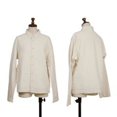 イッセイミヤケ ハートISSEY MIYAKE HaaT 刺し子ブラウス アイボリー3
