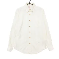 Brooks Brothers ブルックスブラザーズ 長袖シャツ コットン ボタンダウン コーデュロイ トップス ホワイト S【S】 メンズ 【中古】のサムネイル