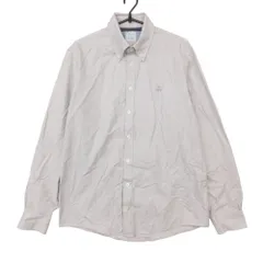 Brooks Brothers ブルックスブラザーズ MILANO FIT 長袖シャツ ボタンダウン ストレッチ トップス グレー M【M】 メンズ 【中古】のサムネイル