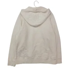 THE NORTH FACE ザ・ノースフェイス パーカー Rearview Full Zip Hoodie リアビューフルジップフーディ フーディー ジップアップ カンガルーポケット 切替 リブ ブランドロゴ 刺繍 ホワイト L【XL】 レディース 【中古のサムネイル