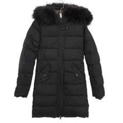 DUVETICA デュベティカ Ganimeda ガニメダ コート カシミヤ ウール タヌキファー付 ダウン ロング アウター フーディー グレー 38【M】 レディース 【中古】のサムネイル