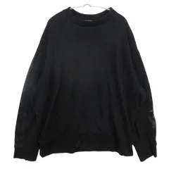 Y-3 ワイスリー ヨウジヤマモト スウェット Yohji Skull Sweater アームスカル刺繍入り プルオーバー クルーネック トレーナー 長袖 トップス コットン ブラック L【L】 メンズ 【中古】のサムネイル