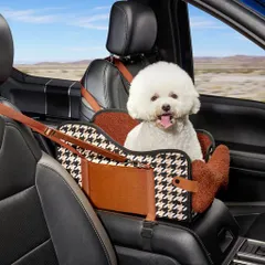 Cavoyo 【桜の木の下、ペットとの待ち合わせ】3way 犬ドライブボックス ベッド 車 コンソールボックス ペットキャリー 犬 車 シート アームのサムネイル