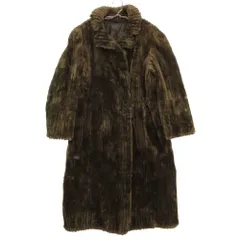 FOXEY NEW YORK フォクシー ニューヨーク コート レッキスラビットファー 本毛皮 ロング アウター カーキグリーン レディース 【中古】のサムネイル