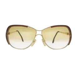 YVES SAINT LAURENT イヴ・サンローラン メガネ YVES アイウェア チタンフレーム ハーフリム 度あり ゴールド レディース 【中古】のサムネイル