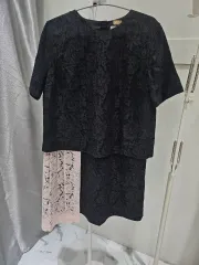 MSGM レイ ワンピース ブラックのサムネイル