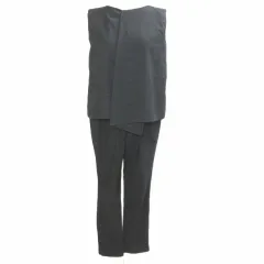 エンフォルド ENFOLD ストレッチブロードオールインワン パンツ ノースリーブ 38 M相当 黒 ブラック 3007S133-1560 /Xのサムネイル