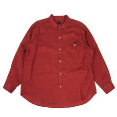 Papas パパス リネン ボタンダウン チェックシャツ M - メルカリ