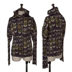 プリーツプリーズPLEATS PLEASE ミックスニットプリントプリーツジャケット マルチ4のサムネイル