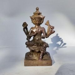 Four-faced Buddha statue, Feng Shui ornament, decorative item, modern craft, art ornament.