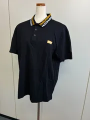 【美品】HUGO BOSS ヒューゴボス 襟ロゴ入り 半袖ポロシャツ L（XL相当）のサムネイル