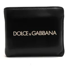 ドルガバ／DOLCE＆GABBANA 財布 ウォレット メンズ 男性 男性用 レザー 革 本革 ブラック 黒  BP2463 AA062 P.FOGLIO BIFOLD Vit.Island Stampato 小銭入れあり 二つ折りのサムネイル