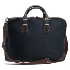 バーニーズニューヨーク／BARNEYS NEWYORK バッグ ブリーフケース ビジネスバッグ 鞄 ビジネス メンズ 男性 男性用 ナイロン レザー 革 本革 ネイビー 紺  2WAY ショルダーバッグ ノートPC収納可のサムネイル