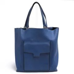 フルラ／FURLA バッグ トートバッグ 鞄 ハンドバッグ メンズ 男性 男性用 レザー 革 本革 ブルー 青  MB00077 BX0319 MAN ENEA L TOTE ユニセックス 男女兼用 シボ革 シュリンクレザーのサムネイル
