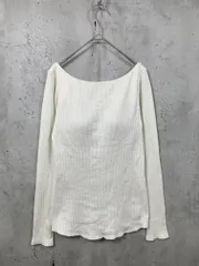 OUR WACOAL アワワコール スリット入り バックオープンリブ Tシャツ sizeM/アイボリー  ■■ レディースのサムネイル