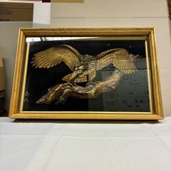 相上俊郎作 輪島塗 沈金 双鶴蒔絵額縁 - メルカリ