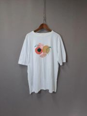パラスパレス/水彩画調プリント/半袖Tシャツ/ホワイト/サイズ3/Lサイズ