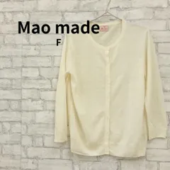 Mao made 麻100% 七分袖カーディガン F 古着のサムネイル