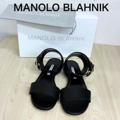 MANOLO BLAHNIK マノロブラニク ミュール 37 グレー アルタス - メルカリ