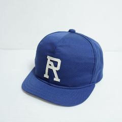 RACAL ラカル アンパイア ロゴ パッチ 6-panel キャップ rl-14-643 帽子 青 サイズ S 4798Q★2