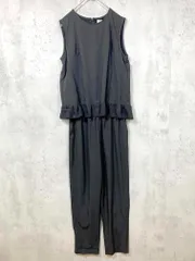 tocco closet トッコクローゼット ウエストフリル ノースリーブ オールインワン sizeサイズM～L/黒 ■◆レディースのサムネイル