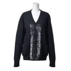CHANEL P49972K06350 アンゴラ混 スパンコール レイヤード ニットカーディガンのサムネイル